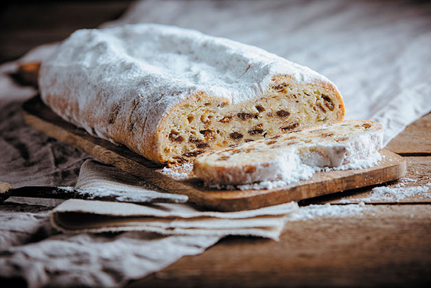 Ein Bild vom Dresdner Weihnachtsstollen